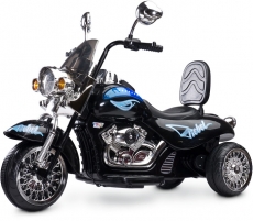 Дитячий електромотоцикл Caretero Rebel Black